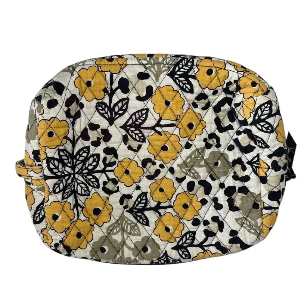 Vera Bradley Wildflower Paisley Quilted Medium Cosmetic Bag